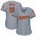 Baltimore Orioles #19 Chris Davis Grey Road Womens Stitched MLB Jersey