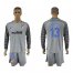 Atletico Madrid #13 Oblak Grey Goalkeeper Long Sleeves Soccer Club Jersey