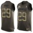 Nike Denver Broncos #29 Bradley Roby Green Mens Stitched NFL Limited Salute To Service Tank Top Jersey