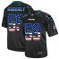 Nike Carolina Panthers #59 Luke Kuechly Black Mens Stitched NFL Elite USA Flag Fashion Jersey