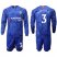 Chelsea #3 Marcos A. Home Long Sleeves Soccer Club Jersey
