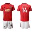 Manchester United #14 Lingard Red Home Soccer Club Jersey