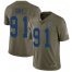 Nike Indianapolis Colts #91 Sheldon Day Olive Mens Stitched NFL Limited 2017 Salute To Service Jersey