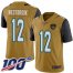 Nike Jacksonville Jaguars #12 Dede Westbrook Gold Mens Stitched NFL Limited Rush 100th Season Jersey