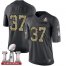 Nike Atlanta Falcons #37 Ricardo Allen Black Super Bowl LI 51 Youth Stitched NFL Limited 2016 Salute to Service Jersey