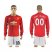 Manchester United Personalized Home Long Sleeves Soccer Club Jersey