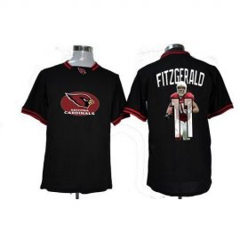 Nike Arizona Cardinals #11 Larry Fitzgerald Black Mens NFL Game All Star Fashion Jersey