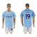 Manchester City #19 Sane Home Soccer Club Jersey