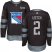 Adidas New York Rangers #2 Brian Leetch Black 1917-2017 100th Anniversary Stitched NHL Jersey