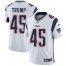 Nike New England Patriots #45 Donald Trump White Mens Stitched NFL Vapor Untouchable Limited Jersey