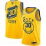 Nike Golden State Warriors #30 Stephen Curry Gold 2022 NBA Finals Swingman Hardwood The City Classic Edition Jersey Mens