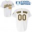 Athletics Personalized Authentic White Cool Base MLB Jersey (S-3XL)