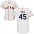 Houston Astros #45 Gerrit Cole White Home Womens Stitched MLB Jersey