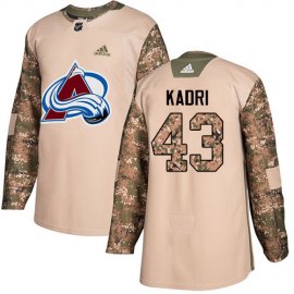 Adidas Colorado Avalanche #43 Nazem Kadri Camo Authentic 2017 Veterans Day Stitched NHL Jersey