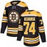 Adidas Boston Bruins #74 Jake DeBrusk Black Home Authentic Stitched NHL Jersey