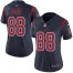 Nike Houston Texans #88 Jordan Akins Navy Blue Womens Stitched NFL Limited Rush Jersey