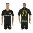 Dortmund #27 Castro Away Soccer Club Jersey