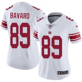 Nike New York Giants #89 Mark Bavaro White Womens Stitched NFL Vapor Untouchable Limited Jersey