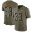 Nike Los Angeles Chargers #33 Derwin James Jr Olive Youth Stitched NFL Limited 2017 Salute to Service Jersey