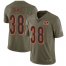 Nike Cincinnati Bengals #38 LeShaun Sims Olive Mens Stitched NFL Limited 2017 Salute To Service Jersey