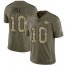Nike Kansas City Chiefs #10 Tyreek Hill Olive/Camo Mens Stitched NFL Limited 2017 Salute To Service Jersey
