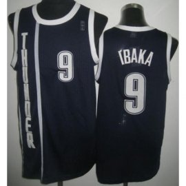 Oklahoma City Thunder 9 Serge Ibaka Blue Revolution 30 NBA Jerseys Cheap