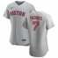 Boston Red Sox #7 Christian Vazquez Mens Nike Gray Road 2020 Authentic Team MLB Jersey