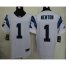 Nike Carolina Panthers #1 Cam Newton White Mens Stitched NFL Elite Jersey