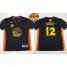 Warriors #12 Andrew Bogut Black Slate Chinese New Year The Finals Patch Stitched NBA Jersey
