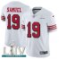 Nike San Francisco 49ers #19 Deebo Samuel White Super Bowl LIV 2020 Rush Youth Stitched NFL Vapor Untouchable Limited Jersey