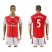 Arsenal #5 Gabriel Home Soccer Club Jersey