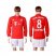 Bayern Munchen #8 Martinez Home Long Sleeves Soccer Club Jersey