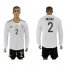 Germany #2 Mustafi White Home Long Sleeves Soccer Country Jersey