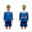 USA #23 Johnson Independence Day Away Long Sleeves Kid Soccer Country Jersey