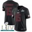 Nike Kansas City Chiefs #15 Patrick Mahomes Black Super Bowl LIV 2020 Mens Stitched NFL Limited Rush Impact Jersey
