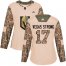 Adidas Vegas Golden Knights #17 Vegas Strong Camo Authentic 2017 Veterans Day Womens Stitched NHL Jersey
