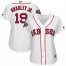 Boston Red Sox #19 Jackie Bradley Jr. Majestic Womens 2018 World Series Cool Base Player Jersey White
