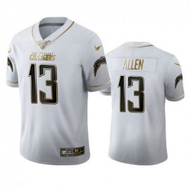 Los Angeles Chargers #13 Keenan Allen Mens Nike White Golden Edition Vapor Limited NFL 100 Jersey