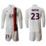 Paris Saint-Germain #23 Draxler Away Long Sleeves Soccer Club Jersey
