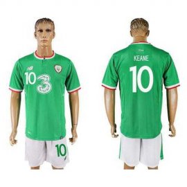Ireland #10 Keane Home Soccer Country Jersey