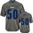 Nike Dallas Cowboys #50 Sean Lee Grey Mens Stitched NFL Elite Vapor Jersey