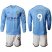 Manchester City #9 G.Jesus Home Long Sleeves Soccer Club Jersey