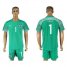 England #1 Hart Green Goalkeeper Soccer Country Jersey