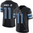 Nike Detroit Lions #11 Marvin Jones Jr Black Mens Stitched NFL Limited Rush Jersey