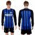 Inter Milan Blank Home Long Sleeves Soccer Club Jersey
