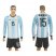 Argentina #15 Demichelis Home Long Sleeves Soccer Country Jersey