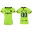 Womens Barcelona Personalized Away Soccer Club Jersey