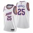 Nike Phoenix Suns #25 Mikal Bridges Mens 2022-23 City Edition NBA Jersey – Cherry Blossom White Mens