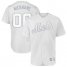 New York Mets Majestic 2019 Players Weekend Flex Base Authentic Roster Custom Jersey White