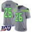 Nike Seattle Seahawks #26 Shaquem Griffin Gray Mens Stitched NFL Limited Inverted Legend 100th Season Jersey